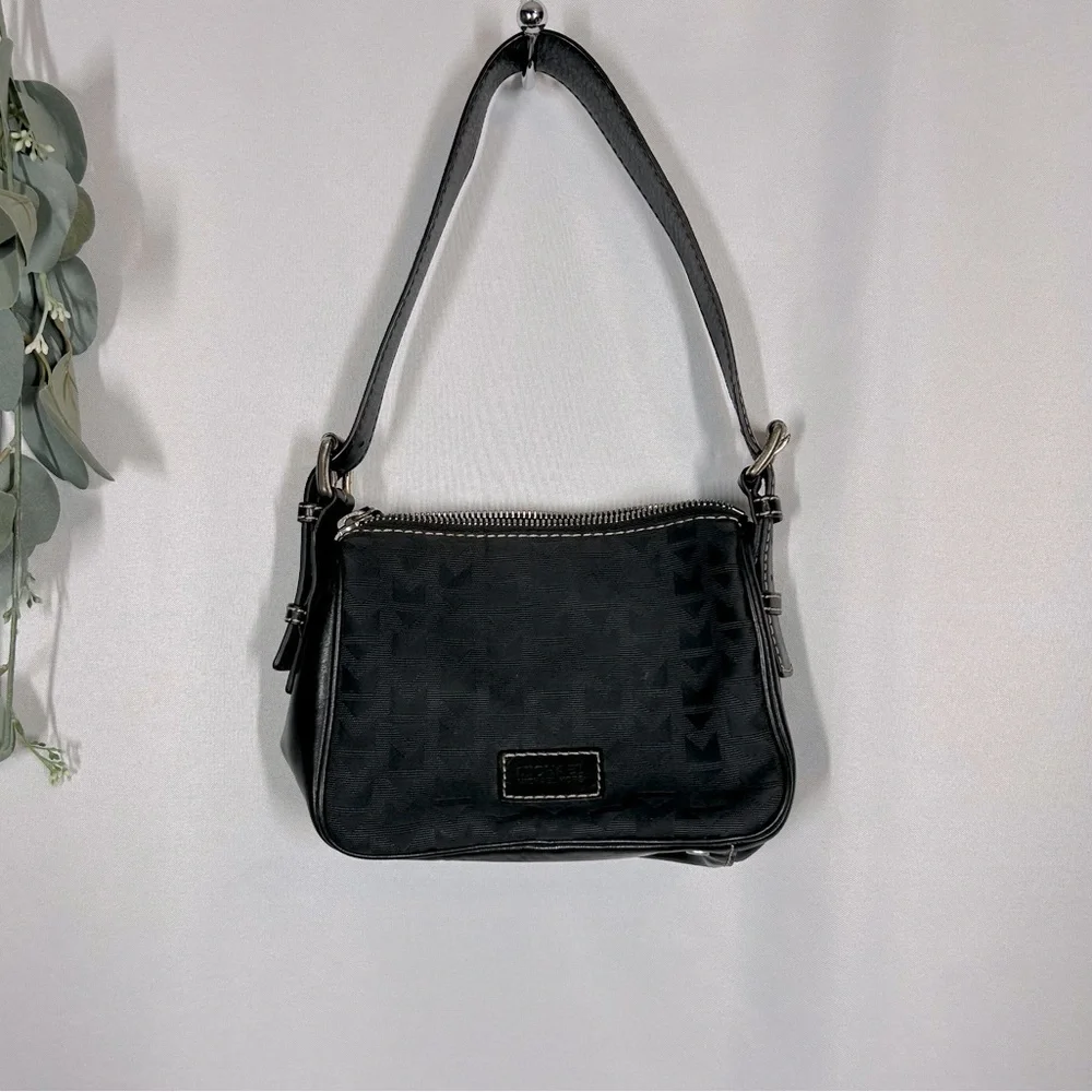 Michael Kors | Small Black Handbag Purse Shoulder Bag Vintage Leather